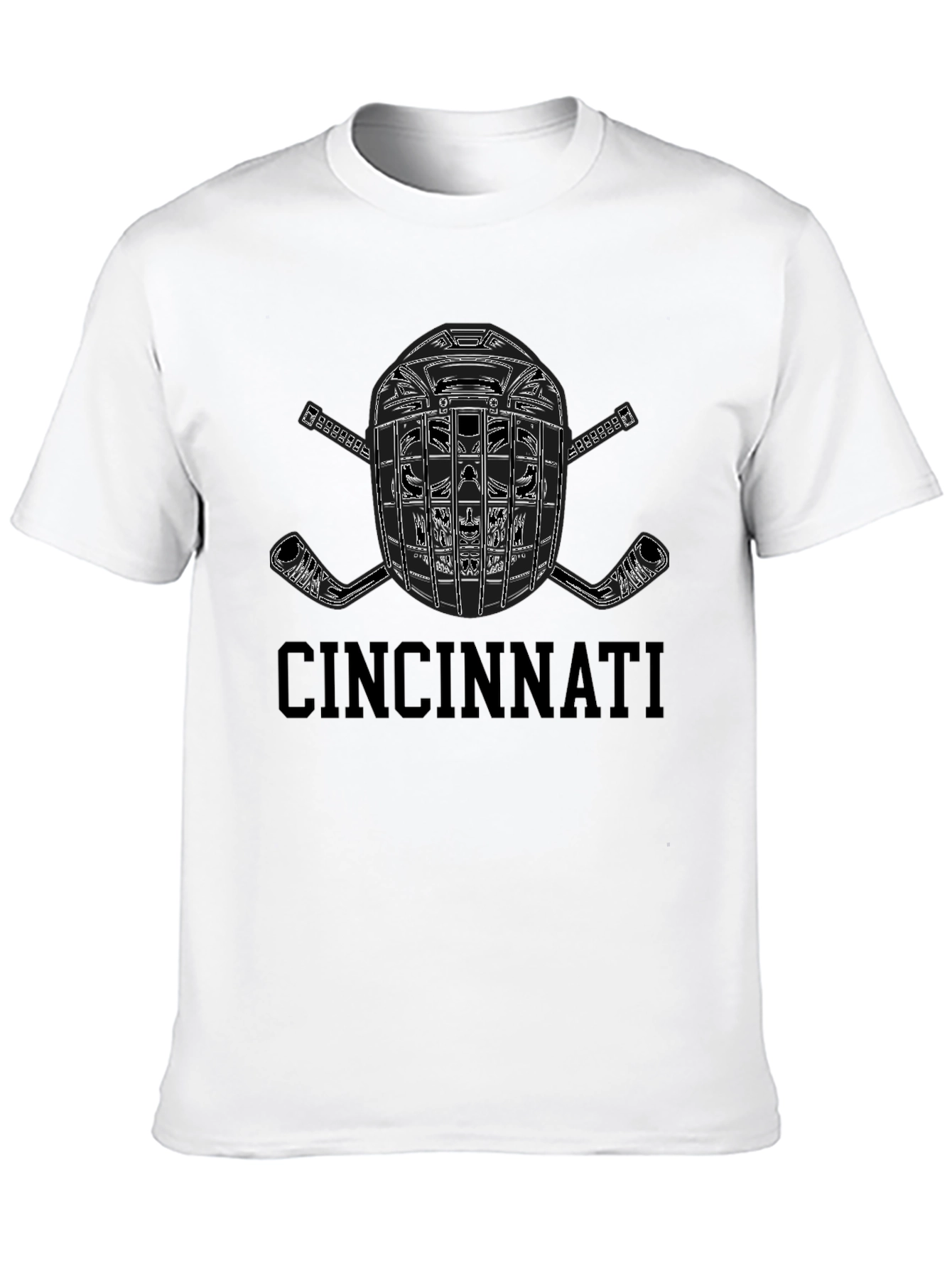 Cincinnati Hockey Helmet Graphic Tee