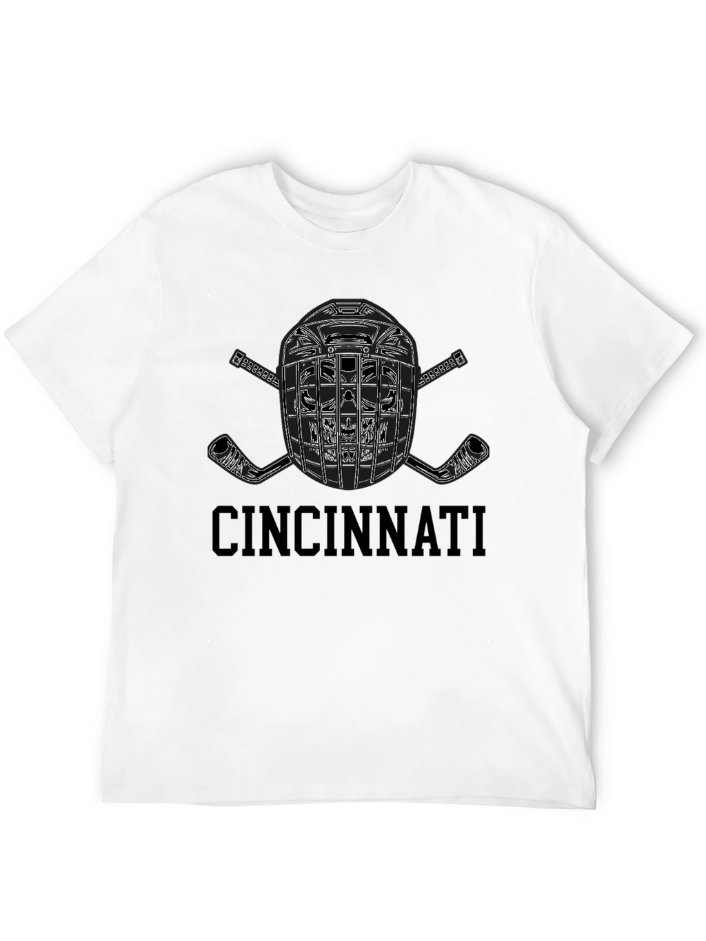 Cincinnati Hockey Helmet Graphic Tee