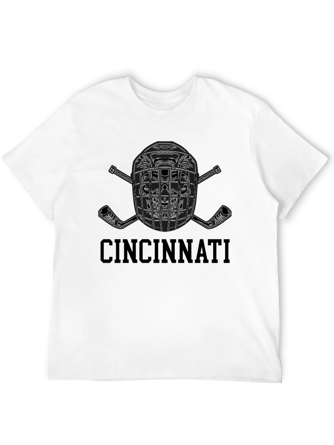 Cincinnati Hockey Helmet Graphic Tee