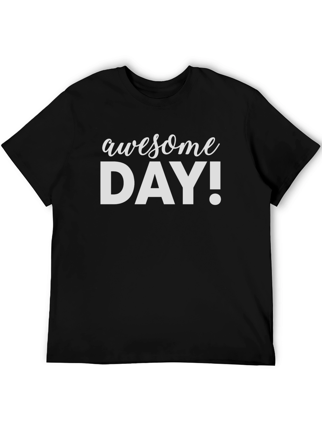 Awesome Day! Graphic Tee - Black T-Shirt