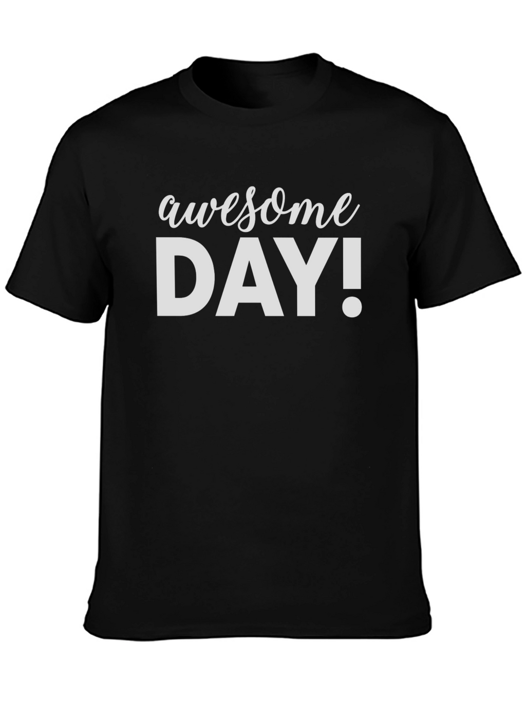 Awesome Day! Graphic Tee - Black T-Shirt