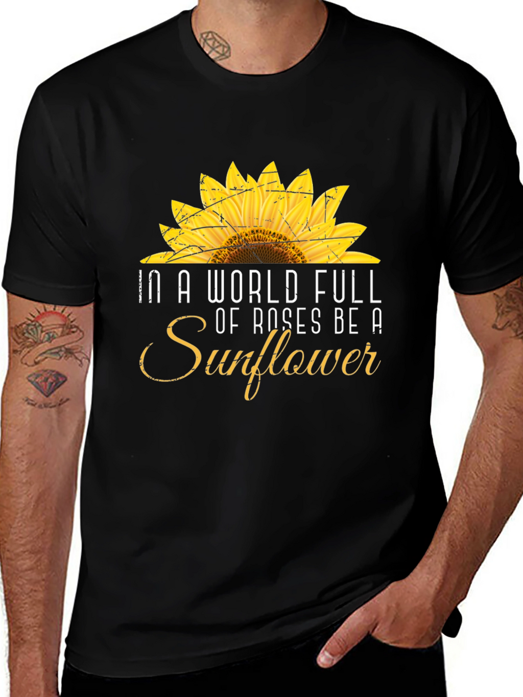 Sunflower Graphic T-Shirt - Be a Sunflower!