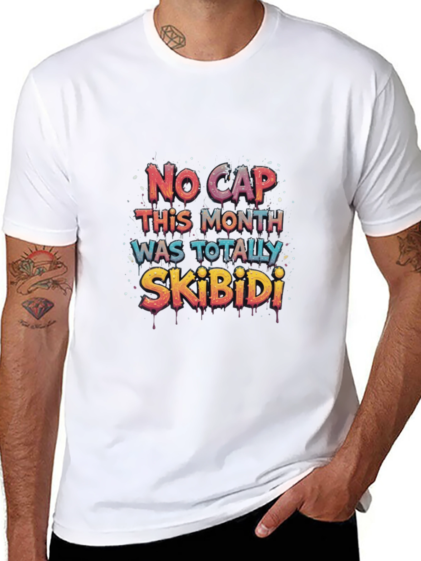 No Cap This Month Skibidi T-Shirt