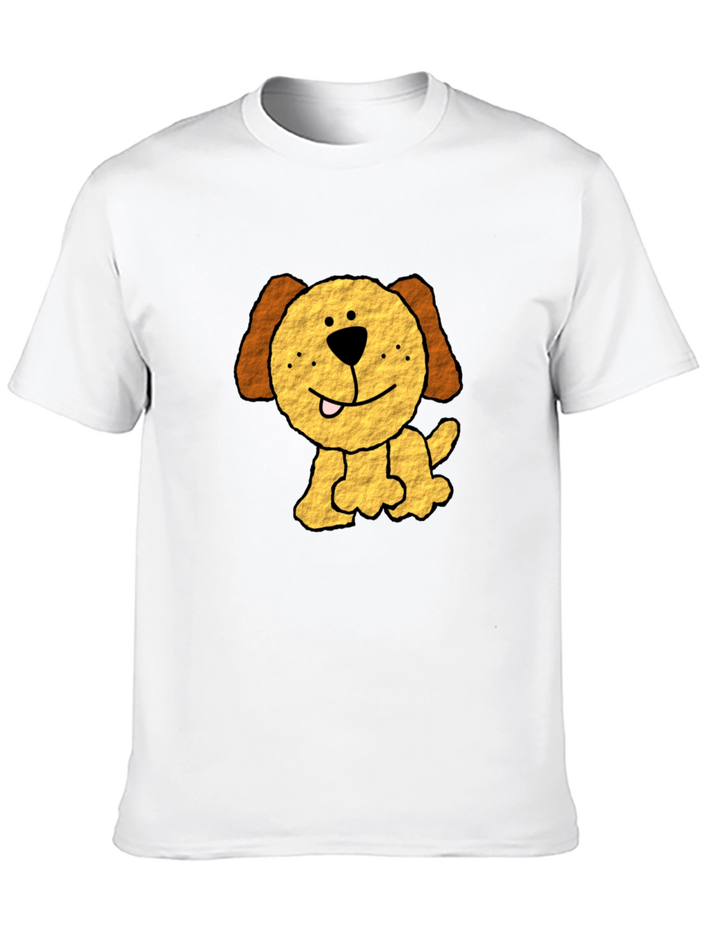 Dog Graphic Black T-Shirt