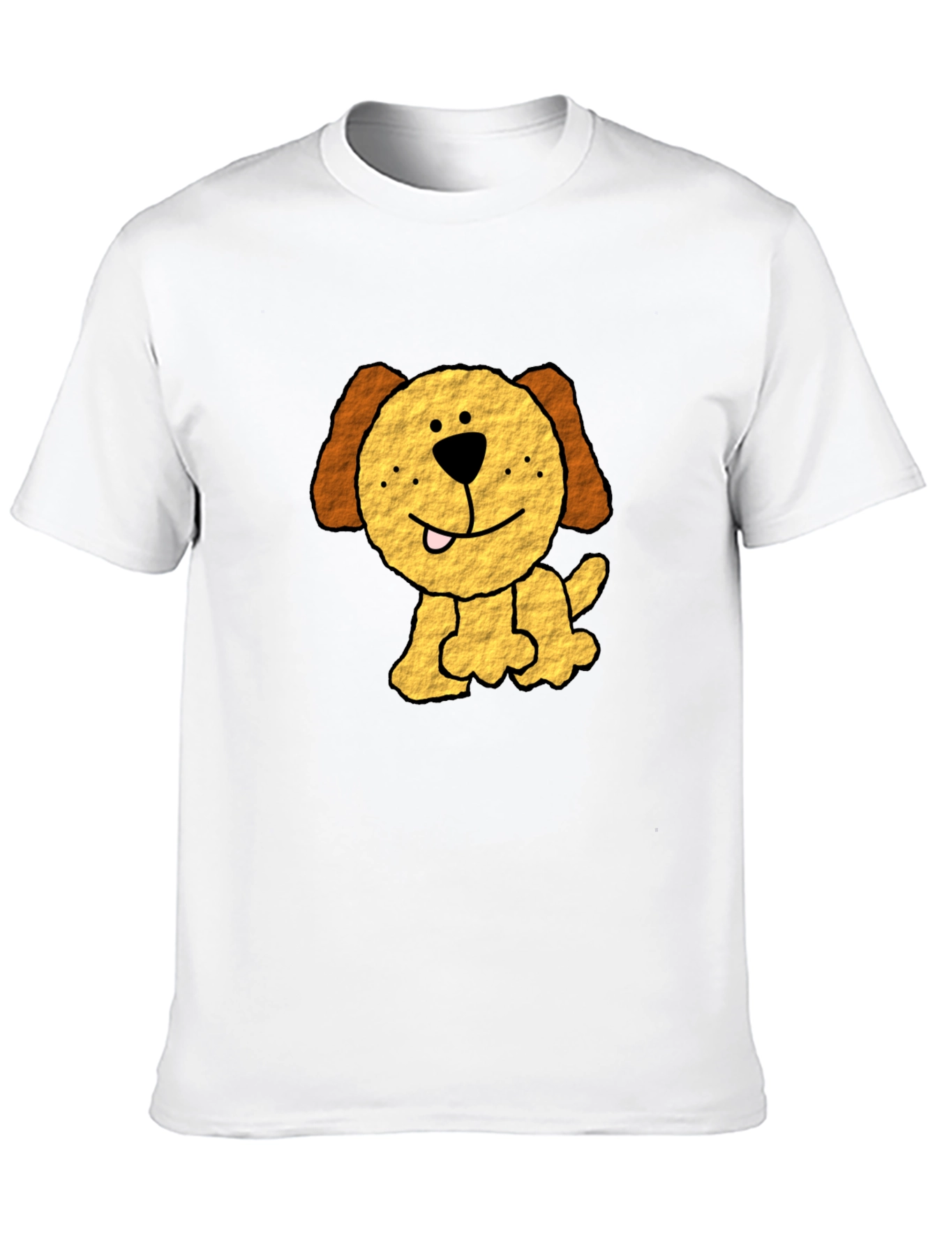 Dog Graphic Black T-Shirt