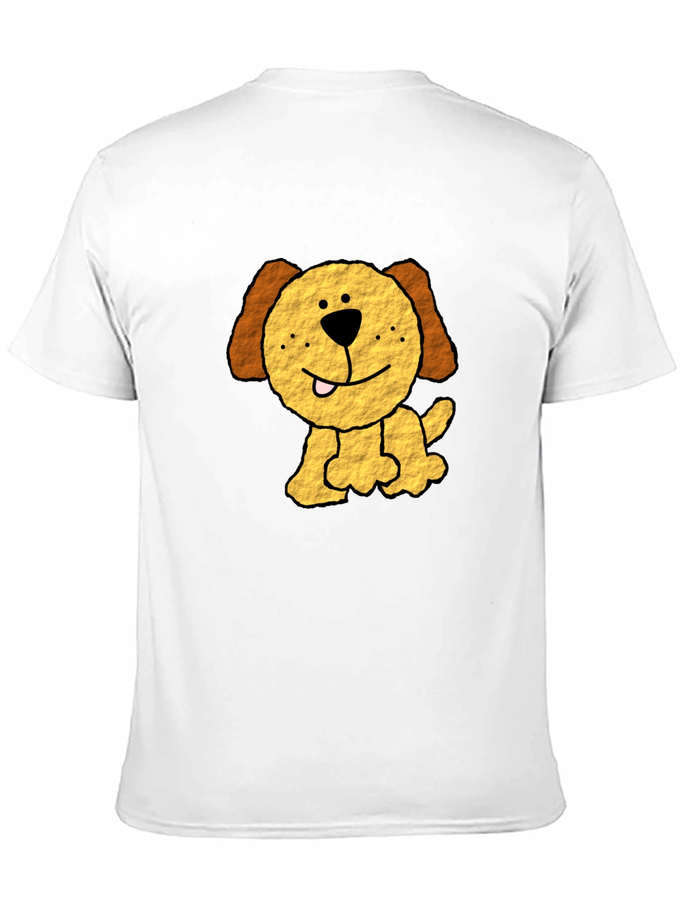 Dog Graphic Black T-Shirt