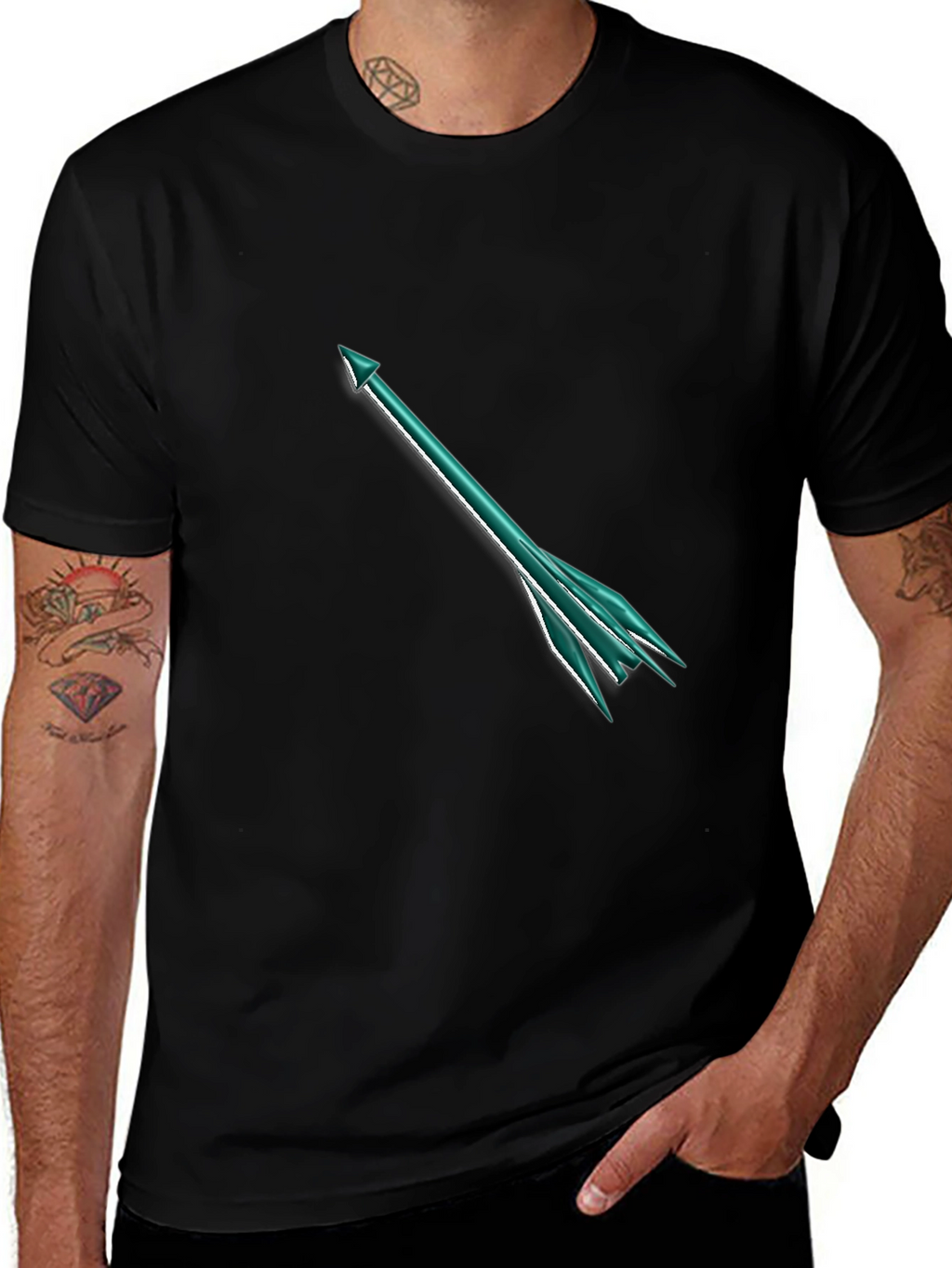 Arrow Graphic T-Shirt - Modern Style