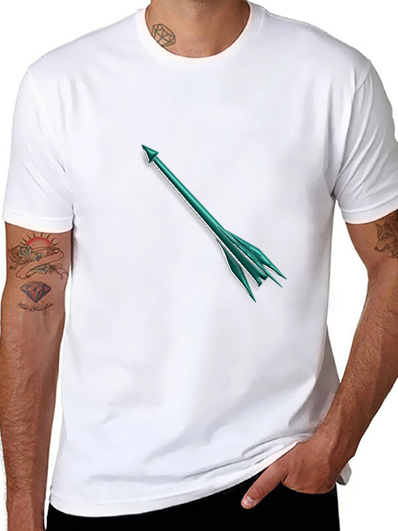 Arrow Graphic T-Shirt - Modern Style