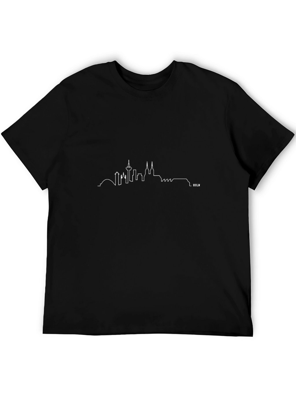 Cologne Skyline Graphic Tee - Black
