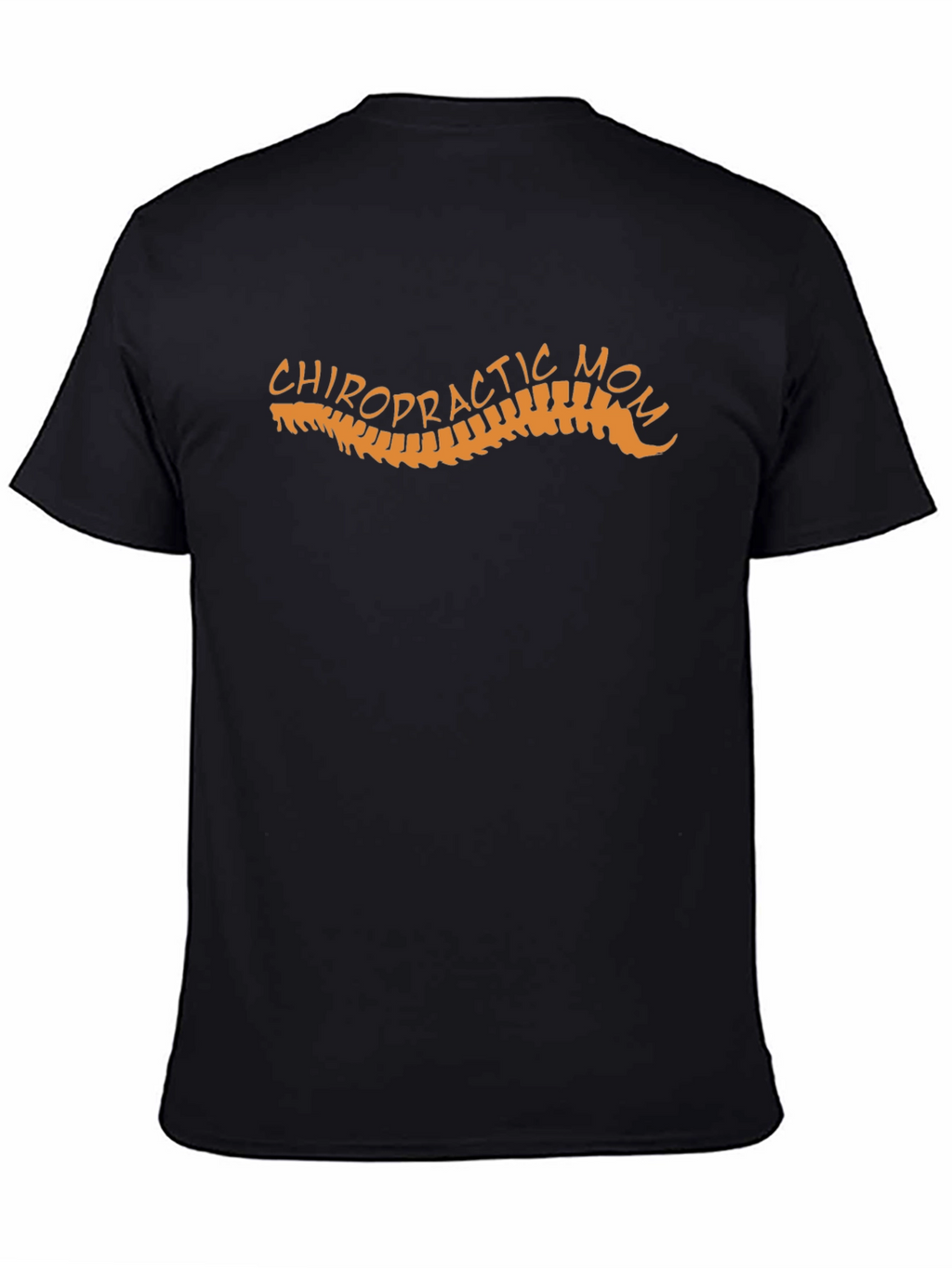 Chiropractic Mom Graphic T-Shirt - Black