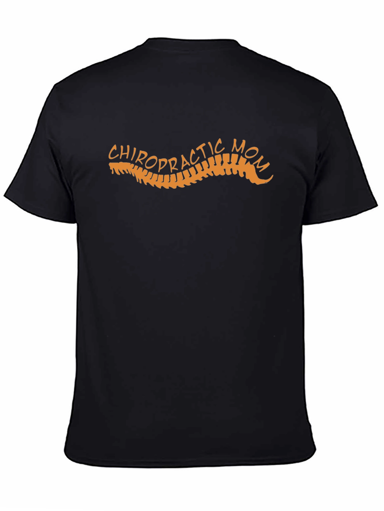 Chiropractic Mom Graphic T-Shirt - Black