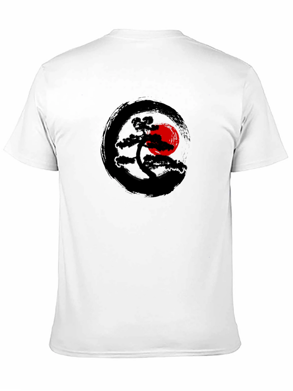 Zen Bonsai Tree T-Shirt - Artistic Japanese Design