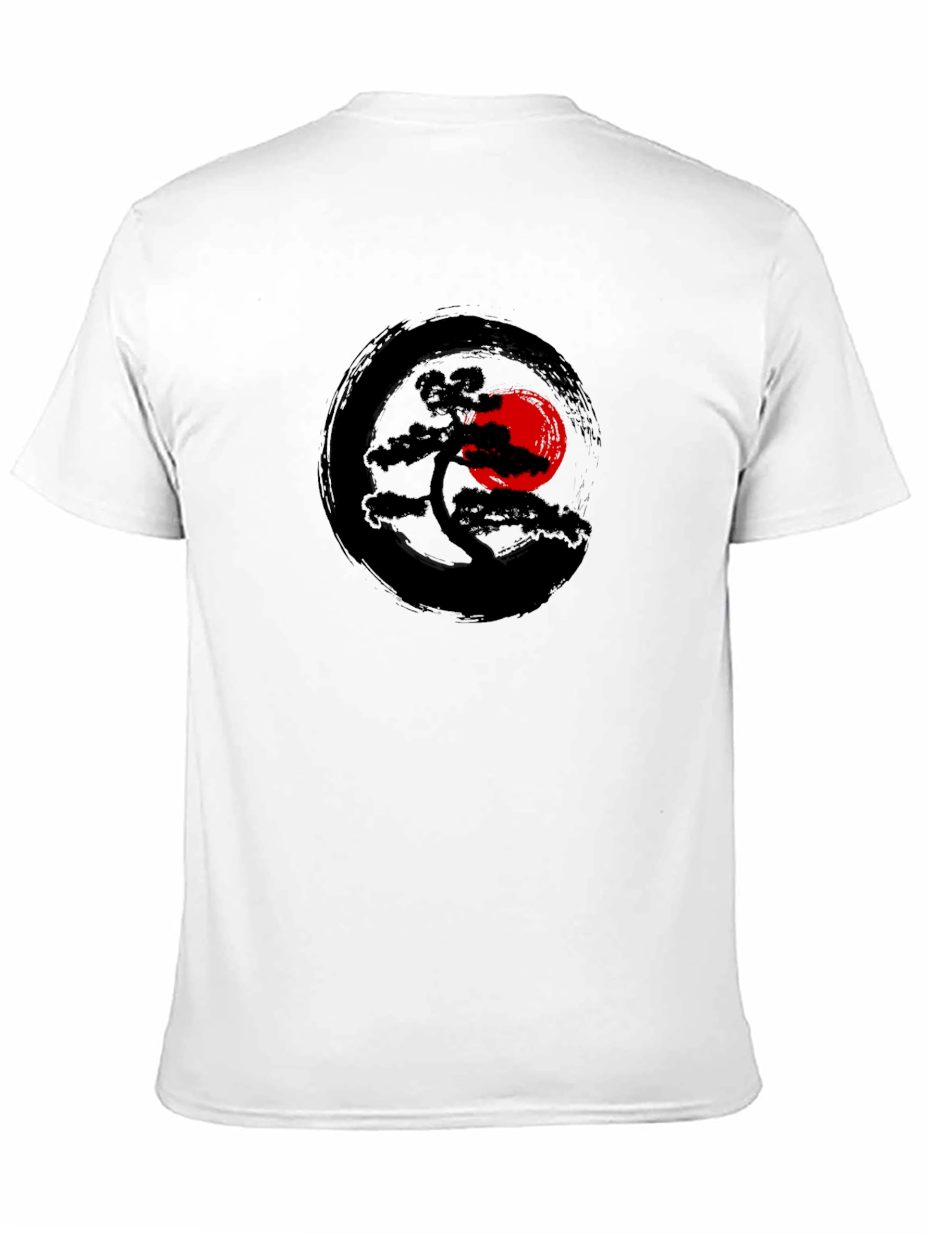 Zen Bonsai Tree T-Shirt - Artistic Japanese Design