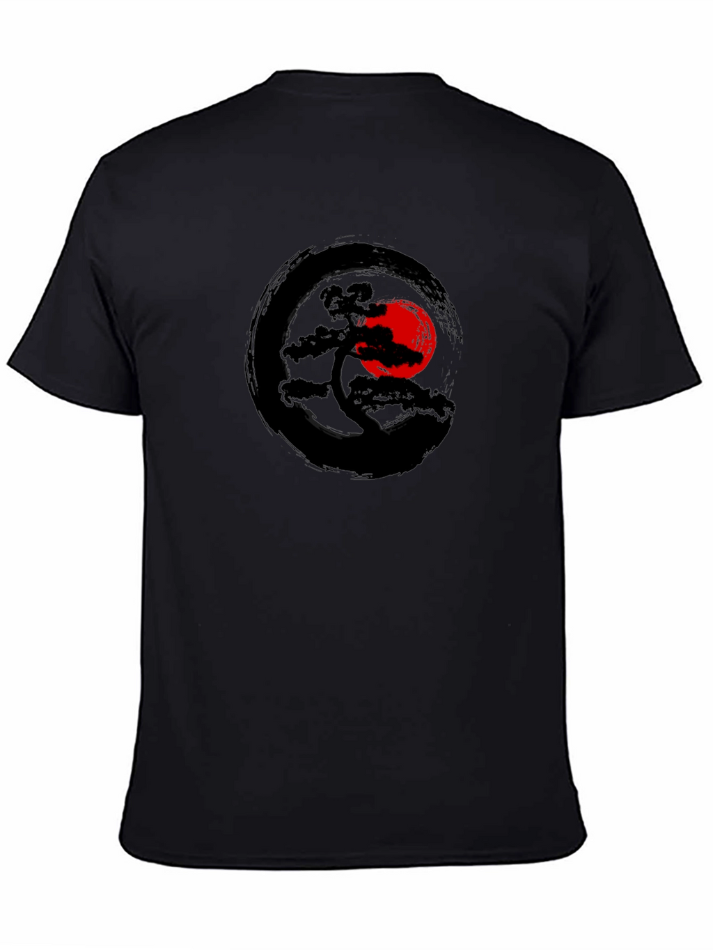 Zen Bonsai Tree T-Shirt - Artistic Japanese Design