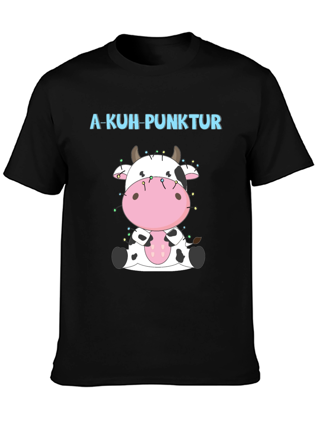 A-Kuh-Punktur Cow Christmas T-Shirt