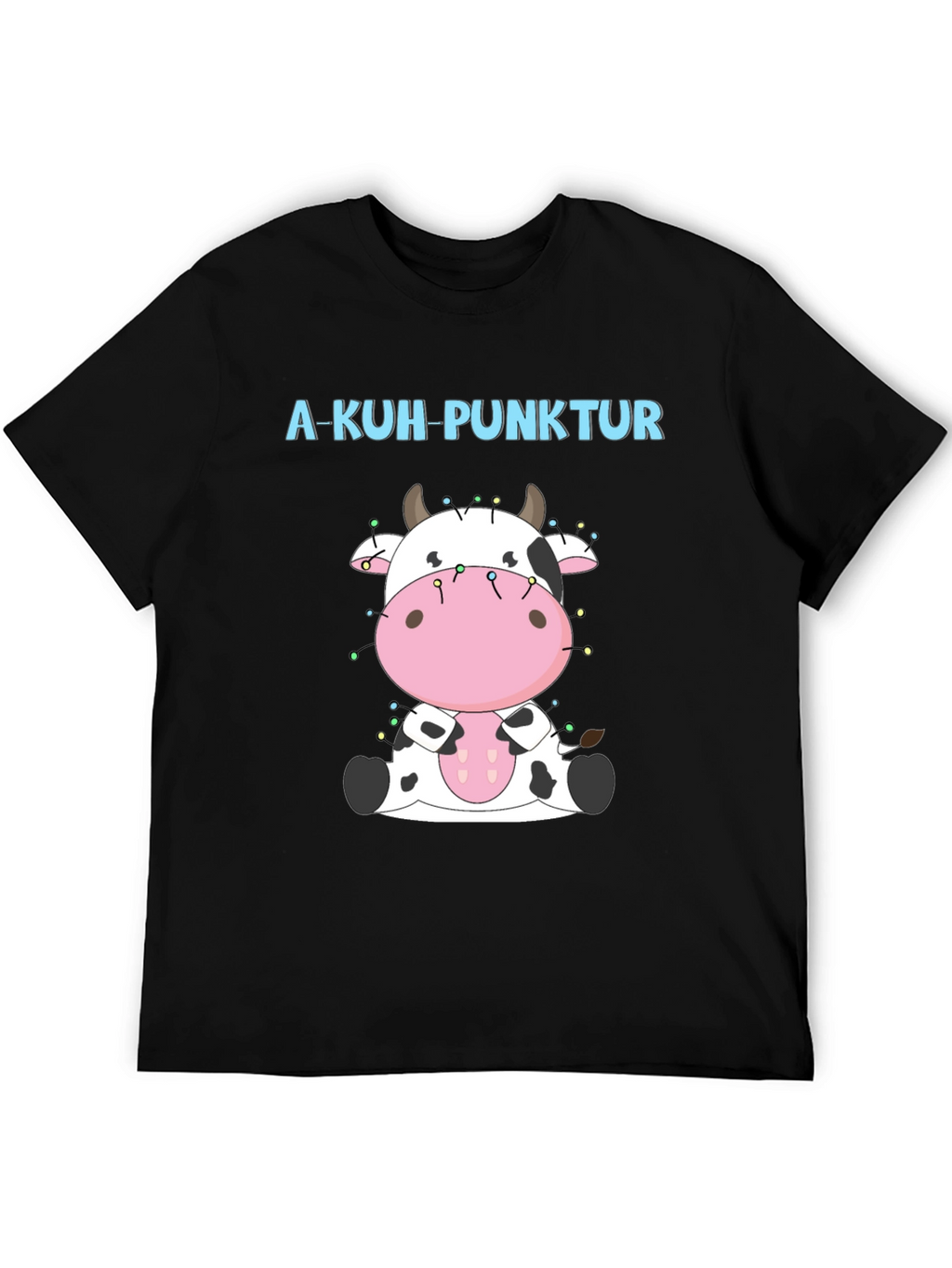 A-Kuh-Punktur Cow Christmas T-Shirt