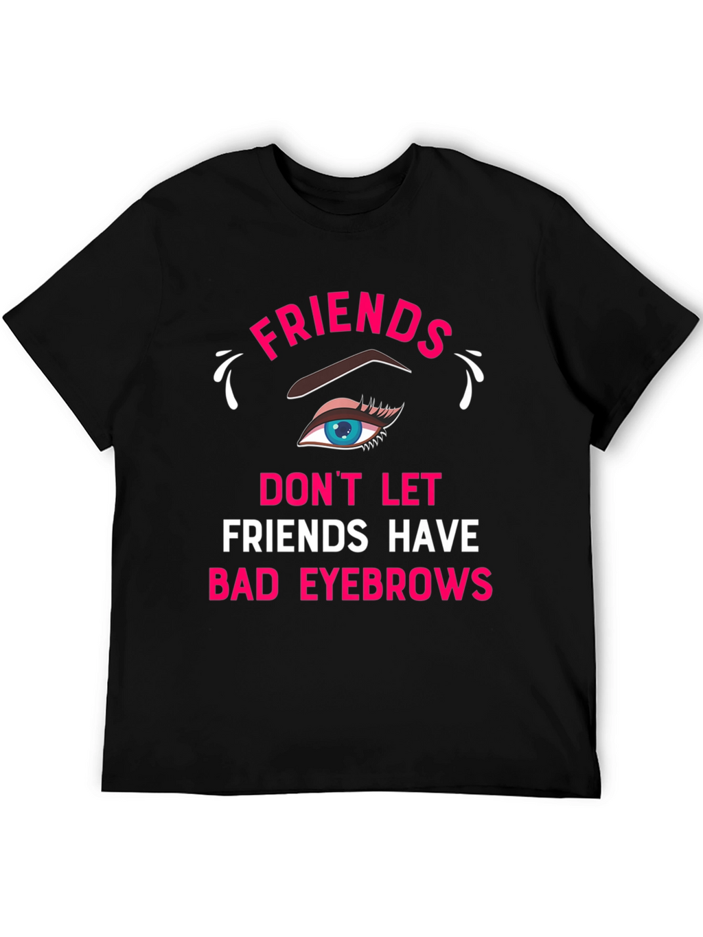 Funny Friends Eyebrow T-Shirt