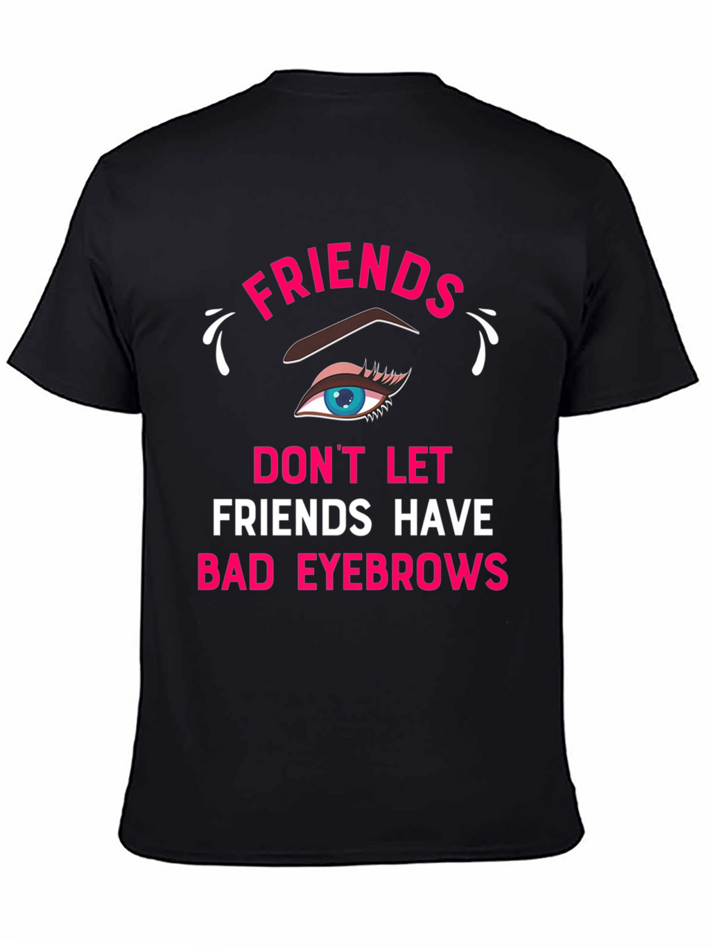 Funny Friends Eyebrow T-Shirt
