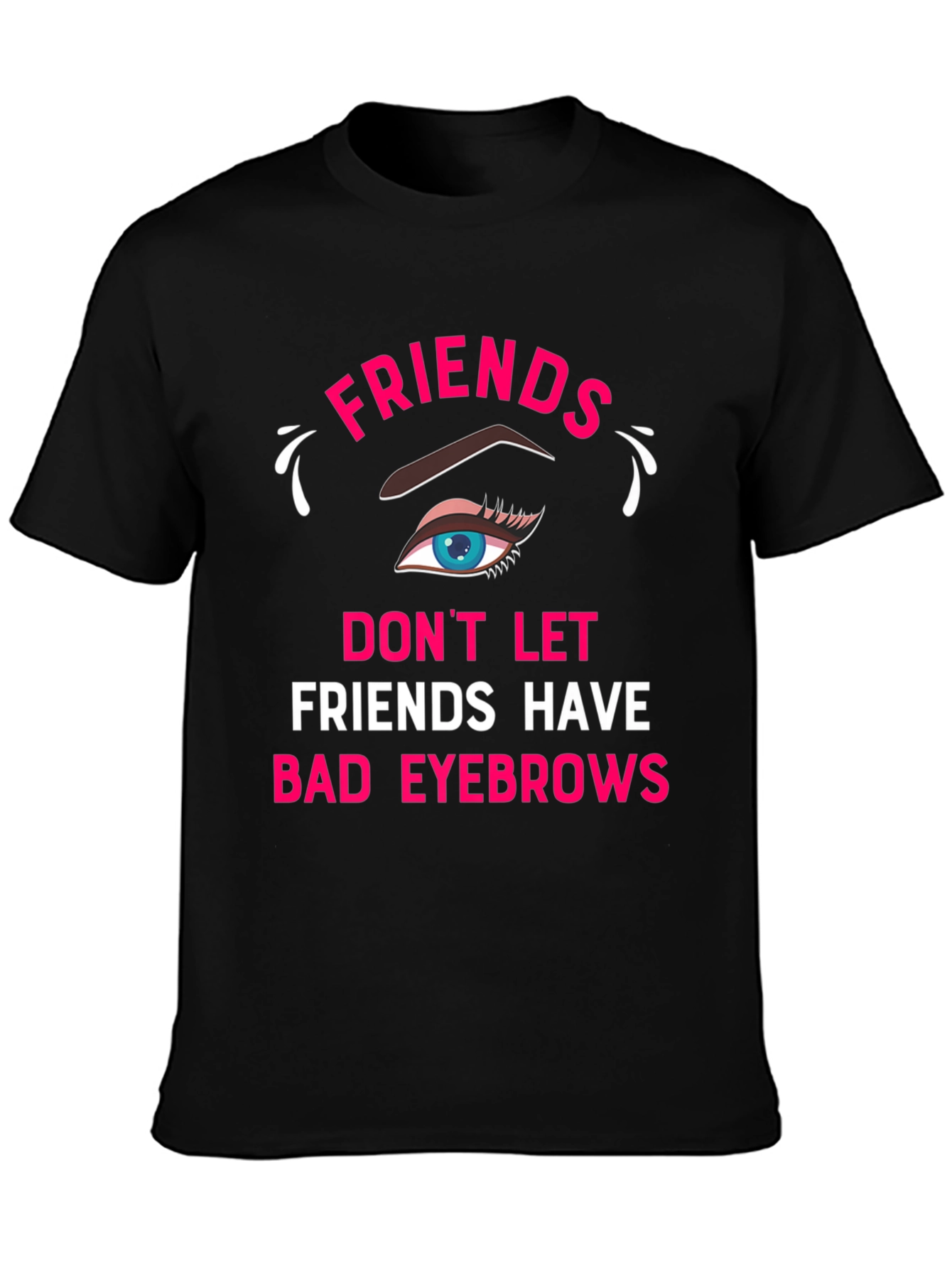 Funny Friends Eyebrow T-Shirt