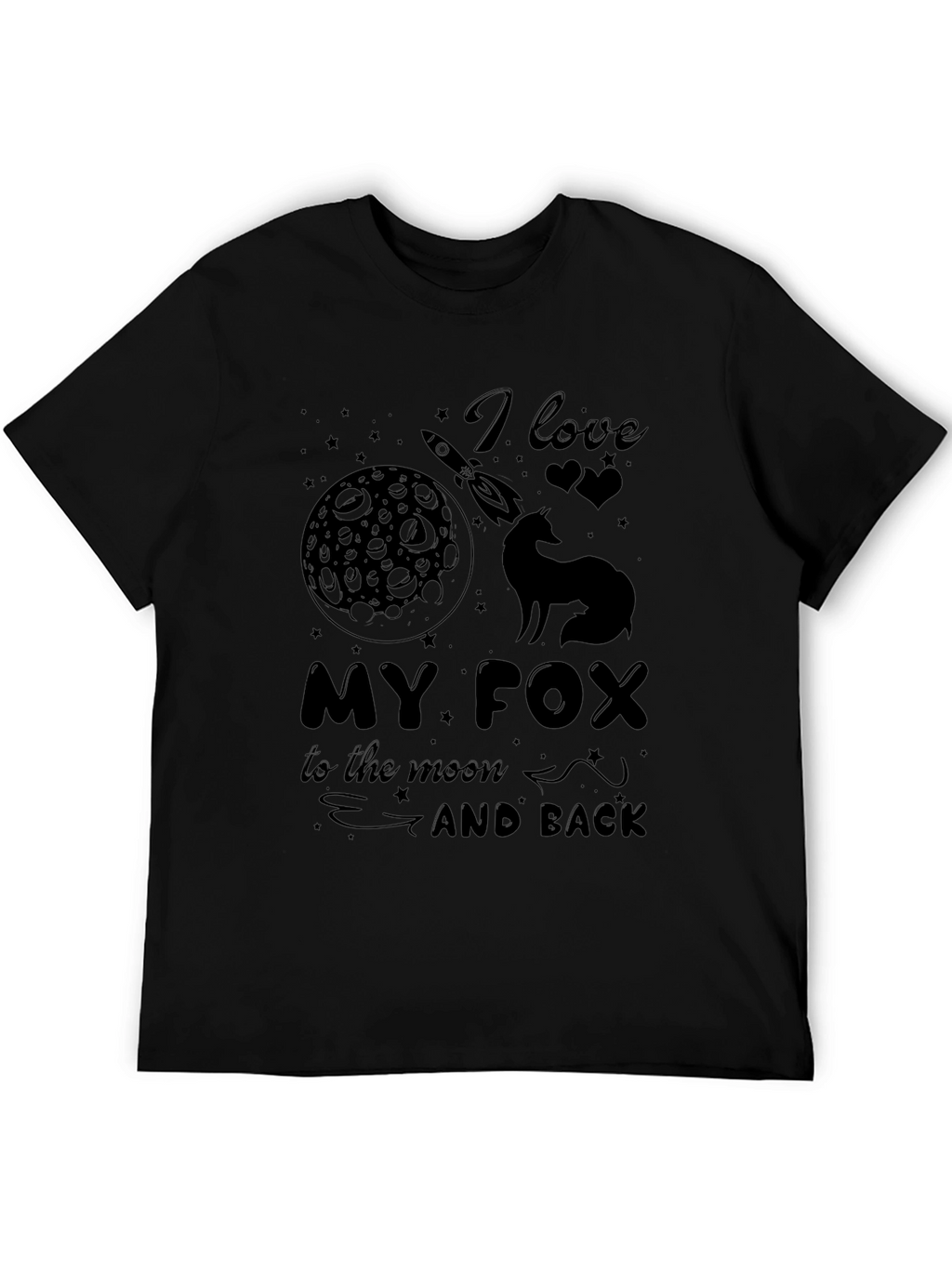 I Love My Fox to the Moon Graphic Tee