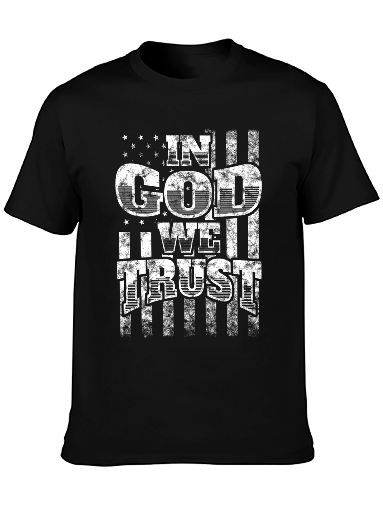 In God We Trust USA Flag Patriotic T-Shirt