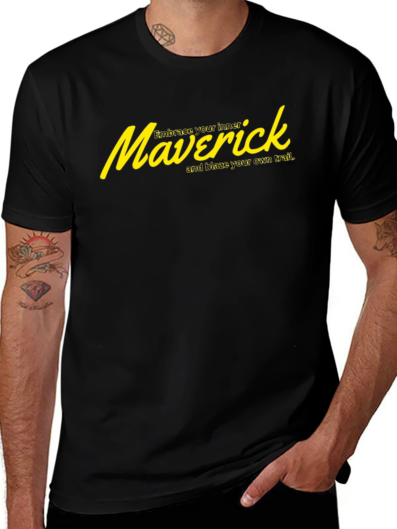 Maverick Graphic Tee - Embrace Your Inner Trailblazer