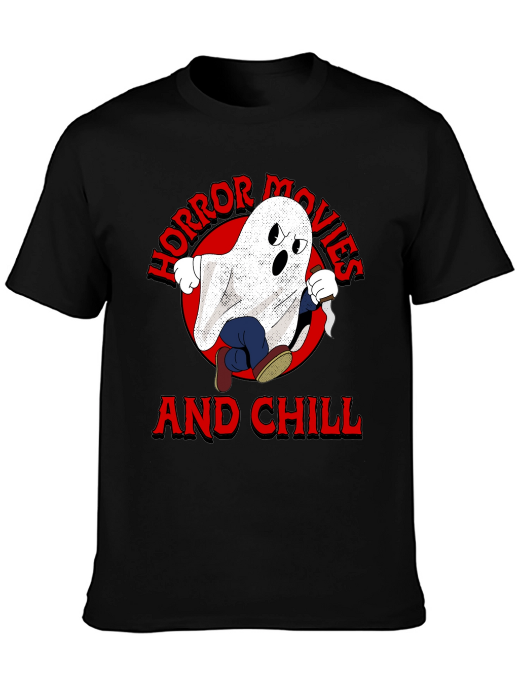 Horror Movies & Chill Graphic T-Shirt