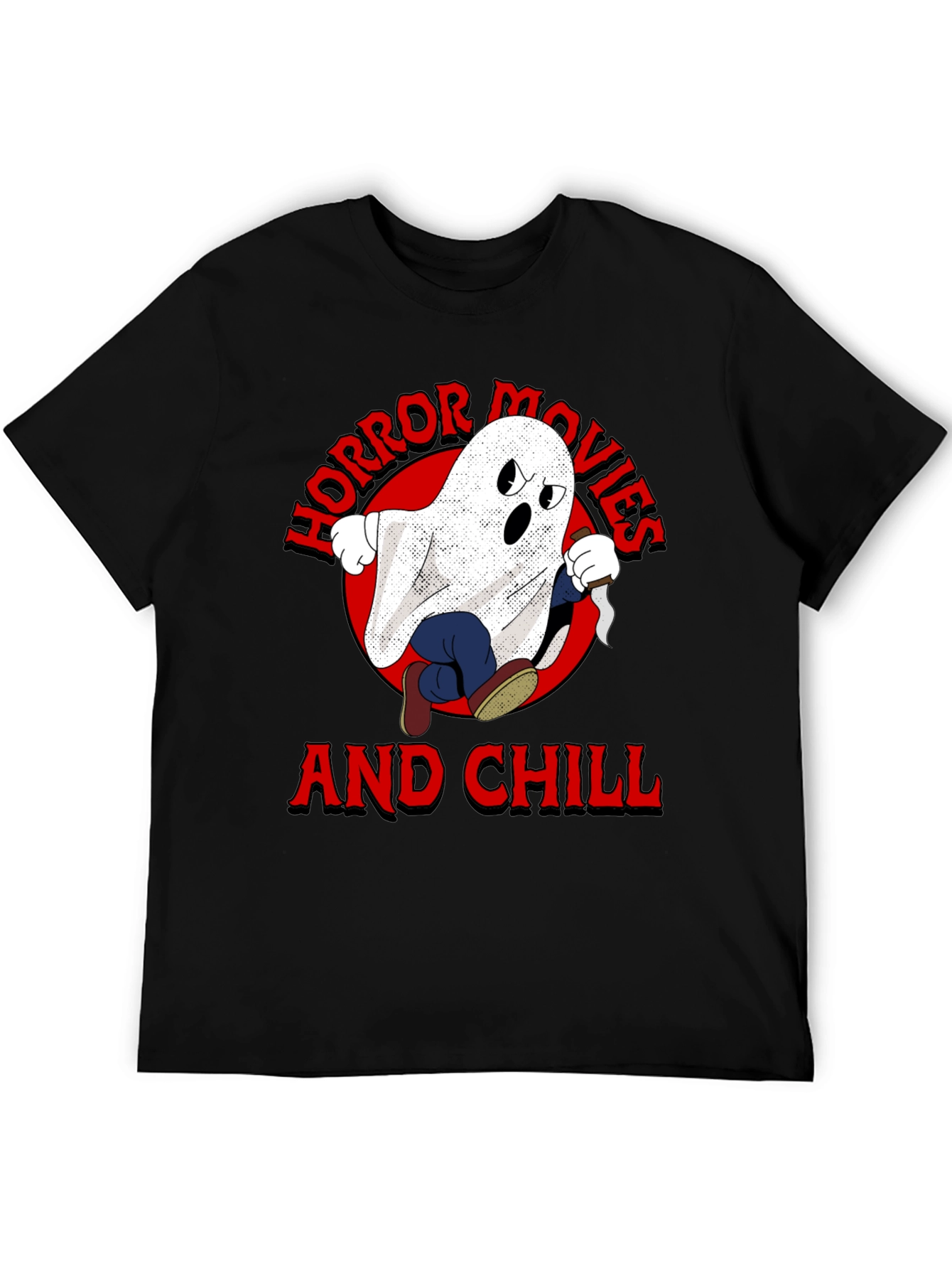 Horror Movies & Chill Graphic T-Shirt