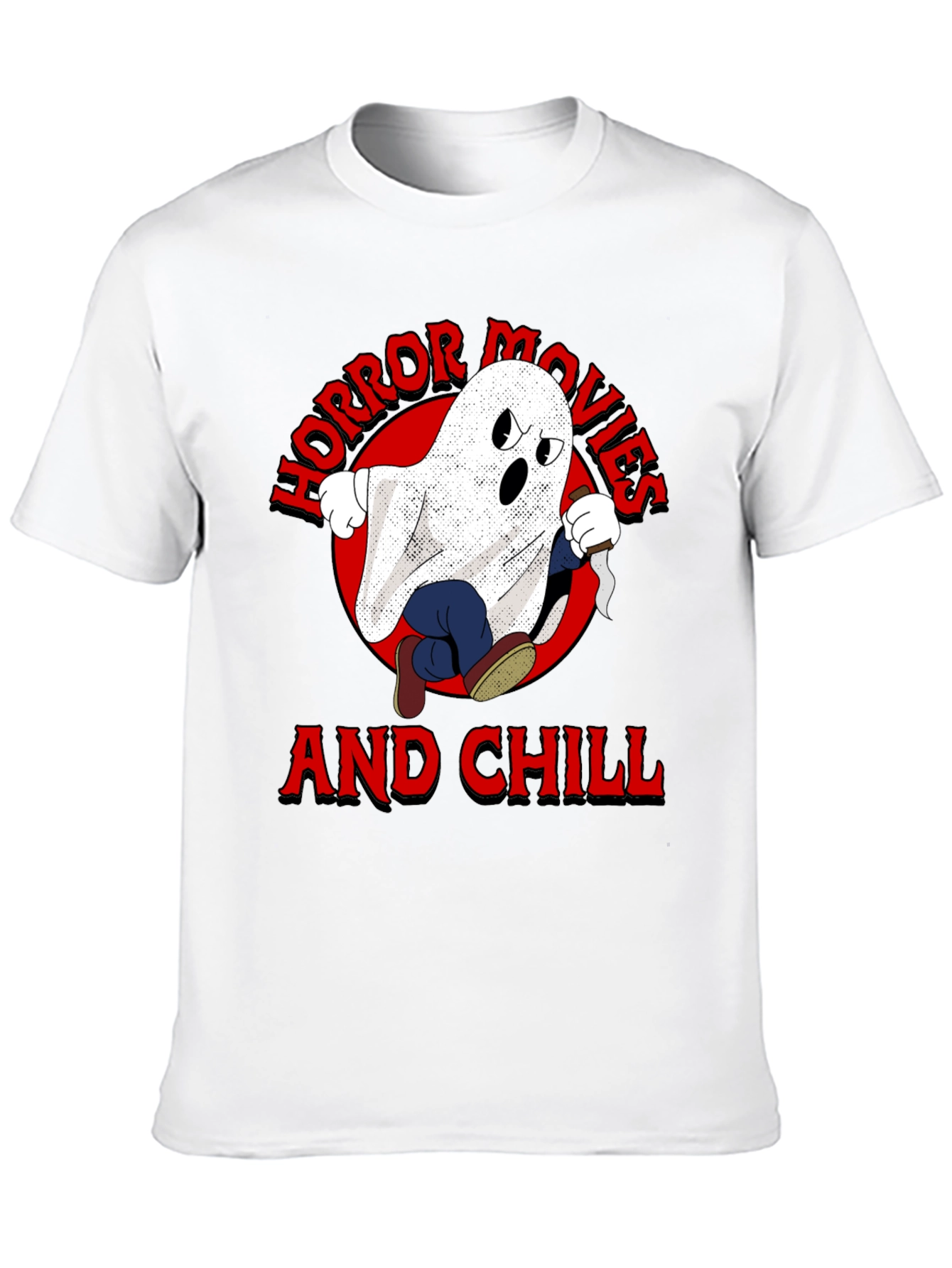Horror Movies & Chill Graphic T-Shirt