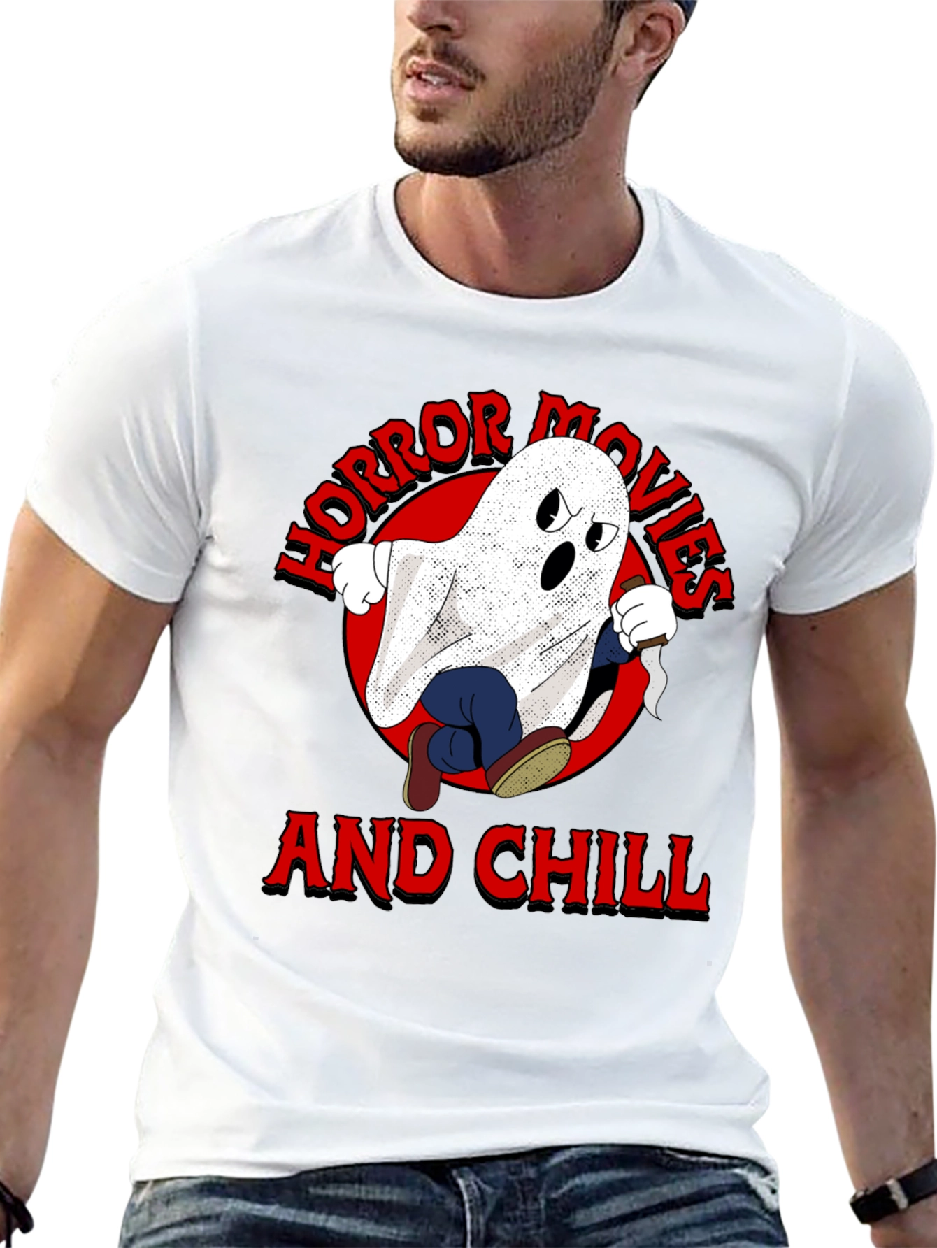 Horror Movies & Chill Graphic T-Shirt