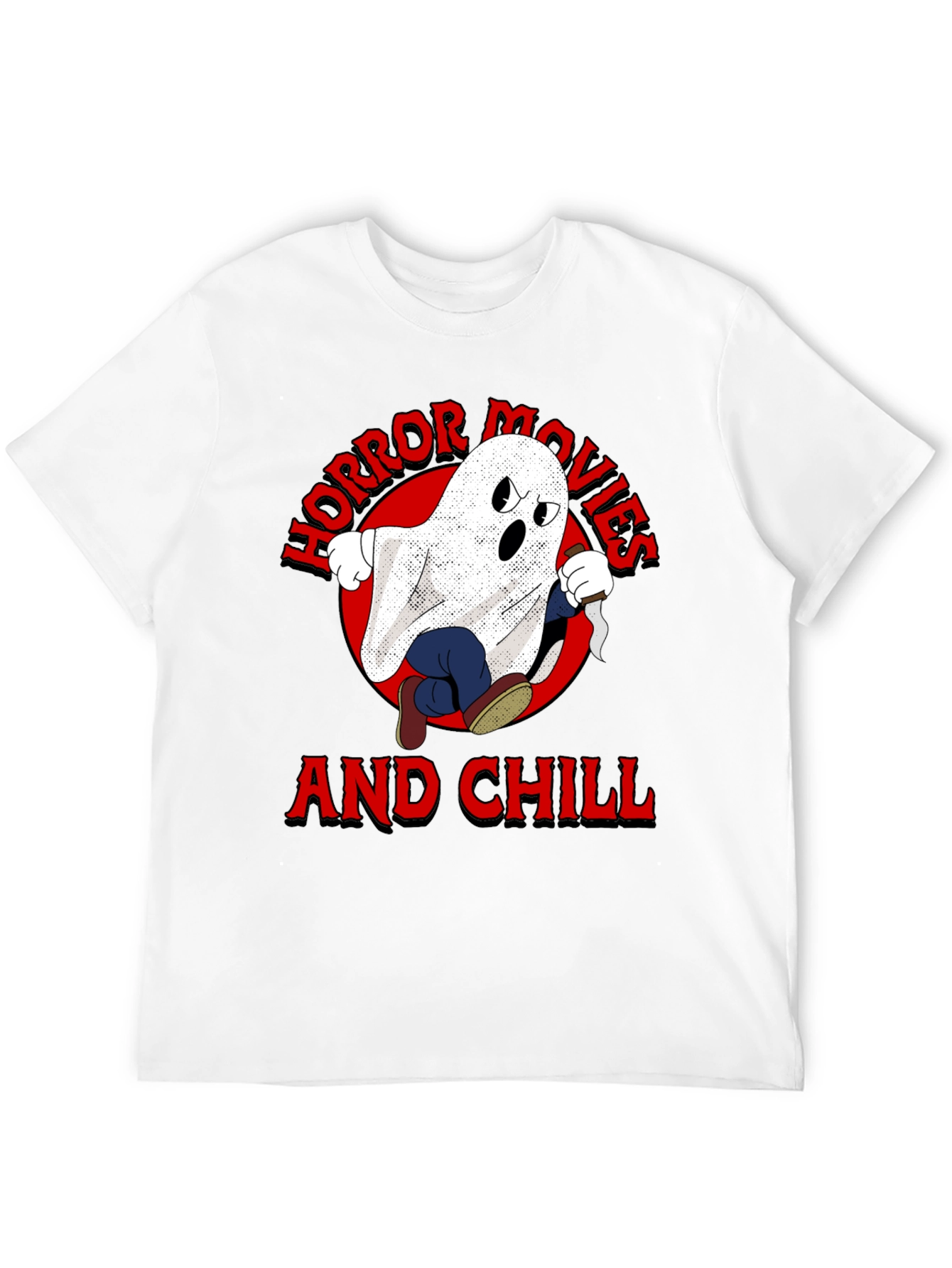 Horror Movies & Chill Graphic T-Shirt