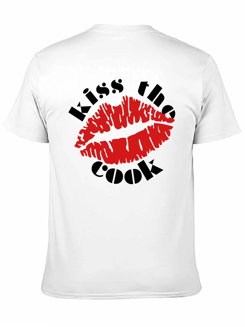 Kiss the Cook Graphic T-Shirt - Novelty Design
