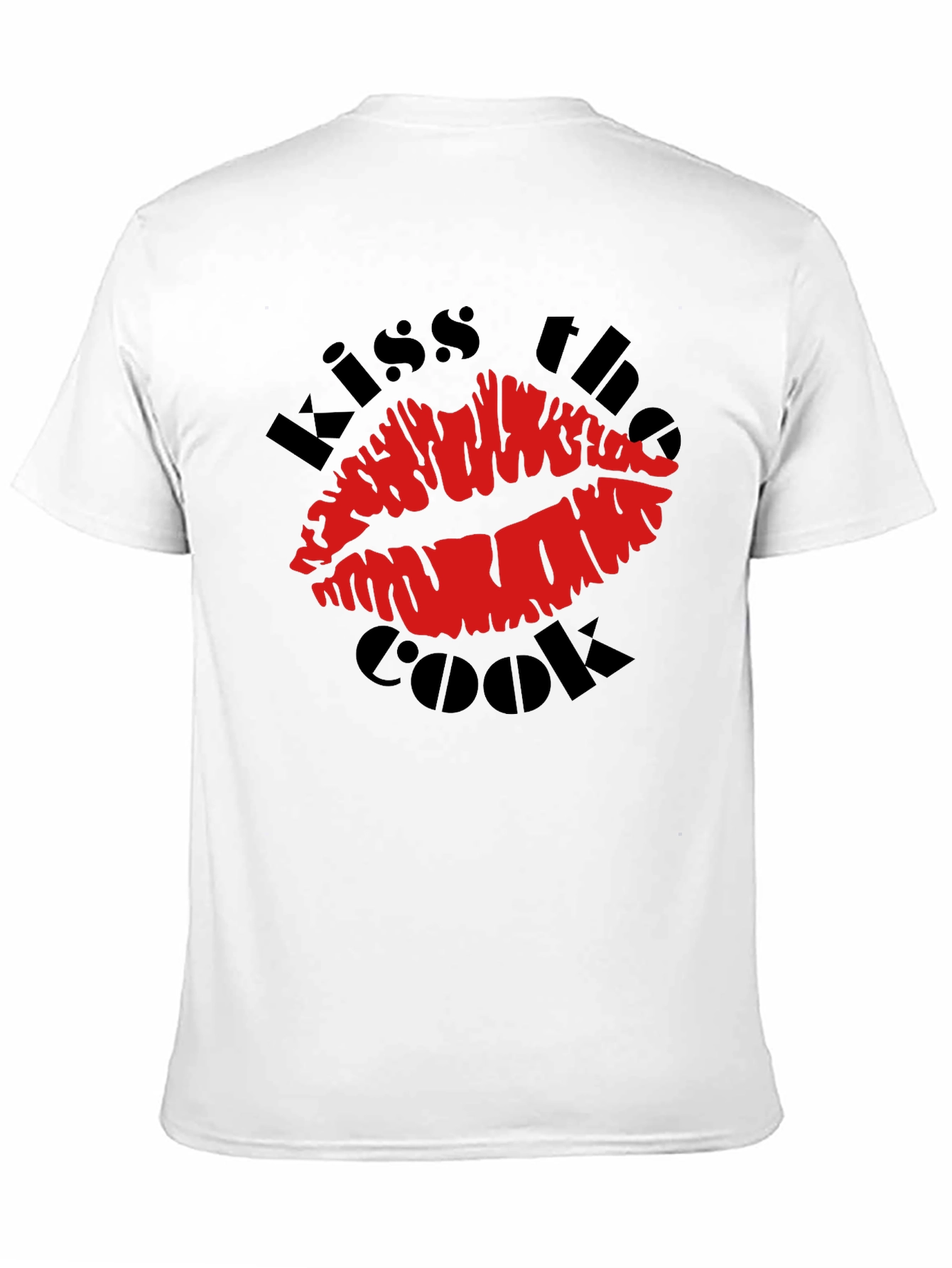 Kiss the Cook Graphic T-Shirt - Novelty Design