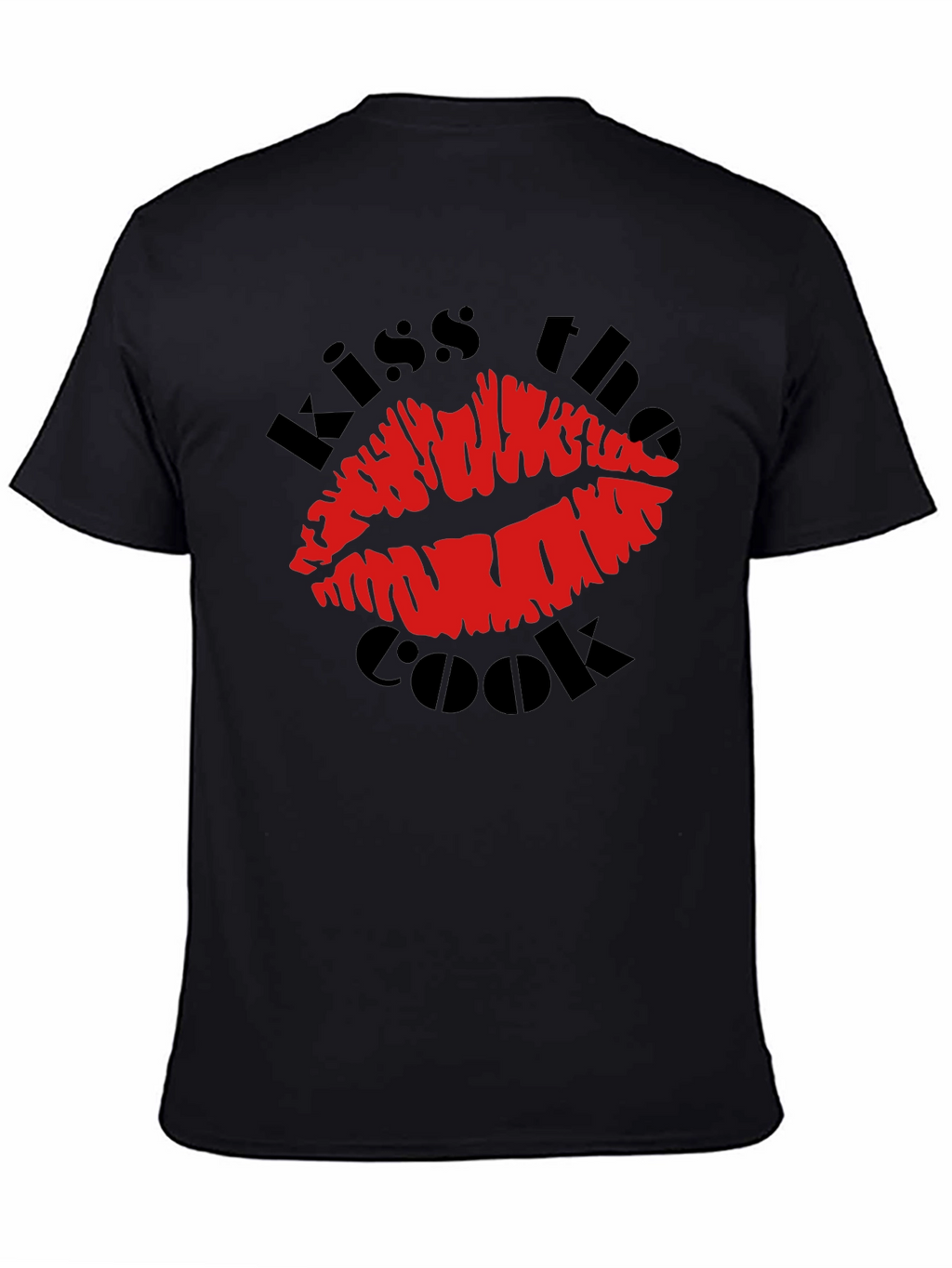 Kiss the Cook Graphic T-Shirt - Novelty Design