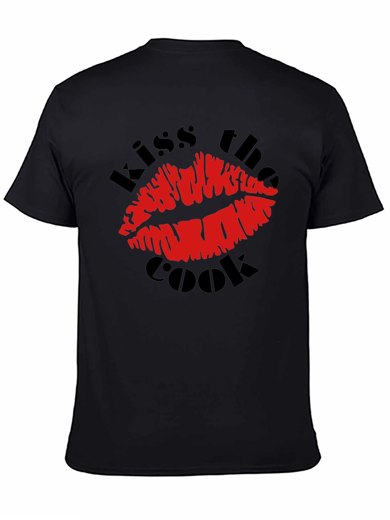 Kiss the Cook Graphic T-Shirt - Novelty Design