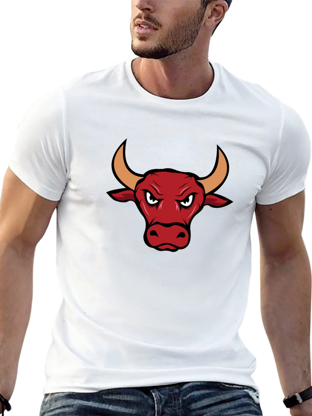 Bull Graphic Tee - Mens Black T-Shirt