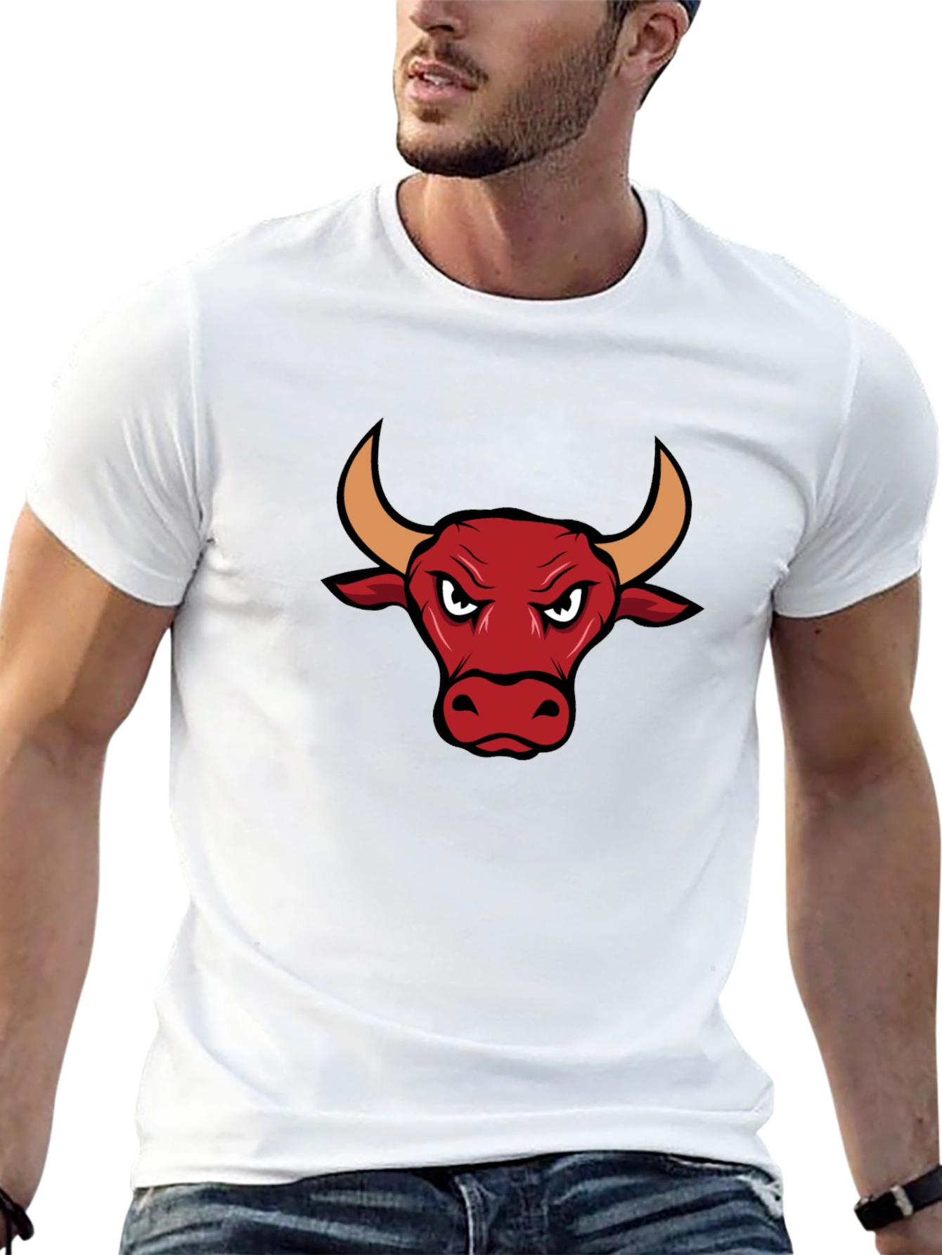 Bull Graphic Tee - Mens Black T-Shirt