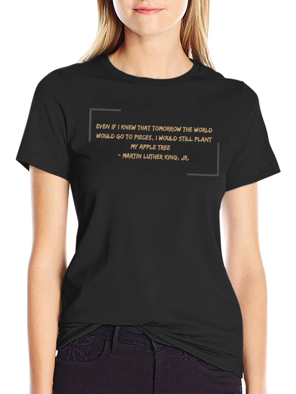 Martin Luther King Jr. Apple Tree Quote T-Shirt