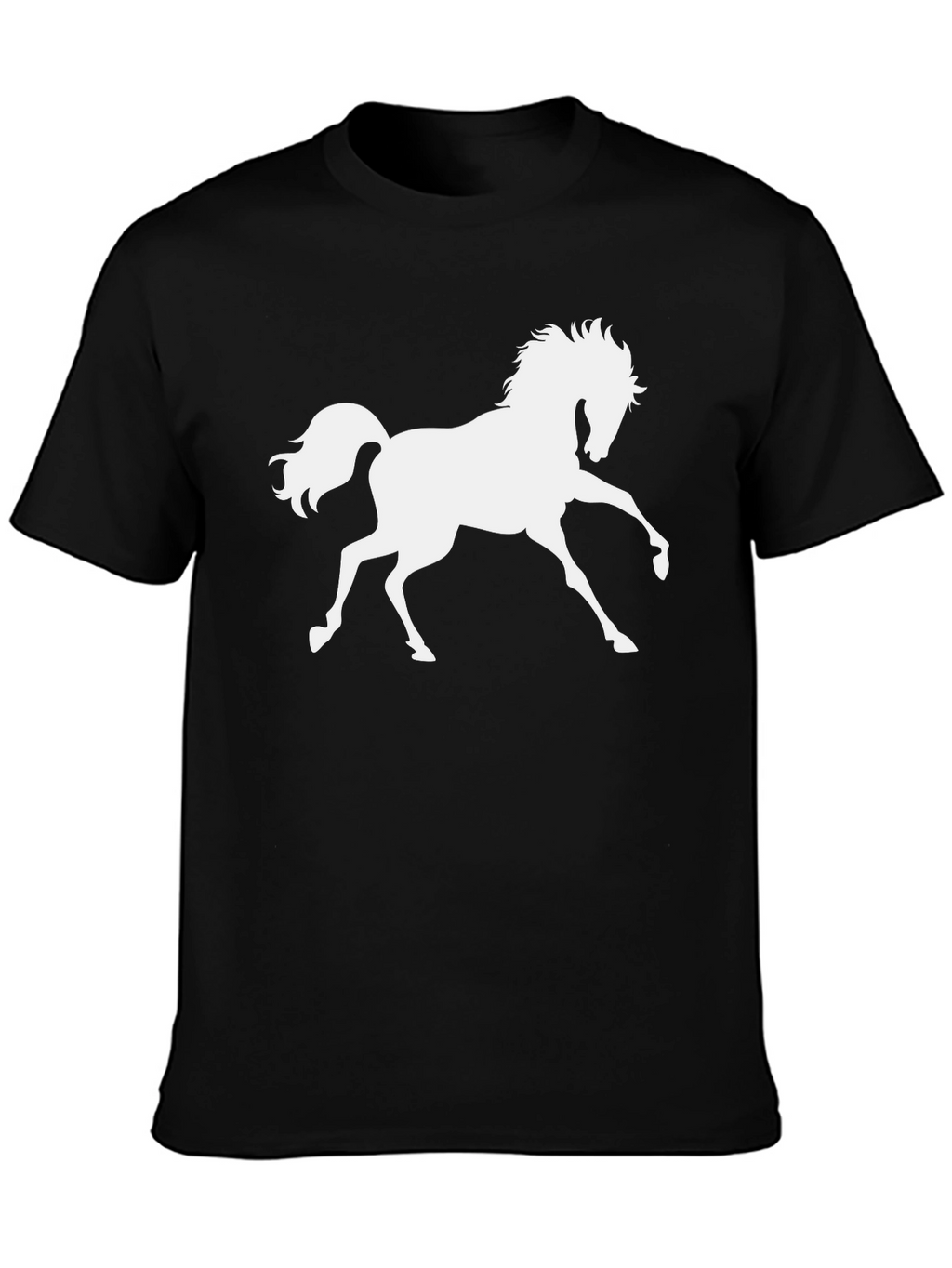 Horse Graphic Tee - Mens Black T-Shirt