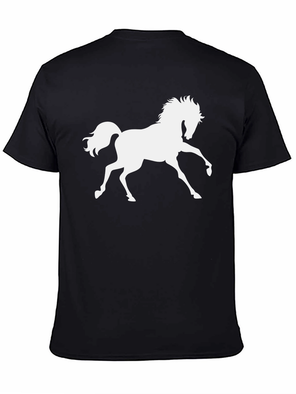 Horse Graphic Tee - Mens Black T-Shirt