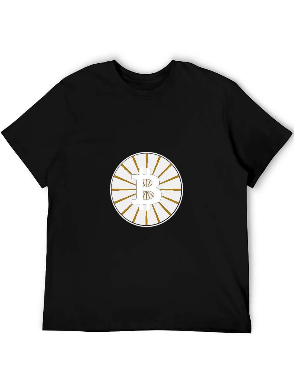 Bitcoin Symbol Black T-Shirt
