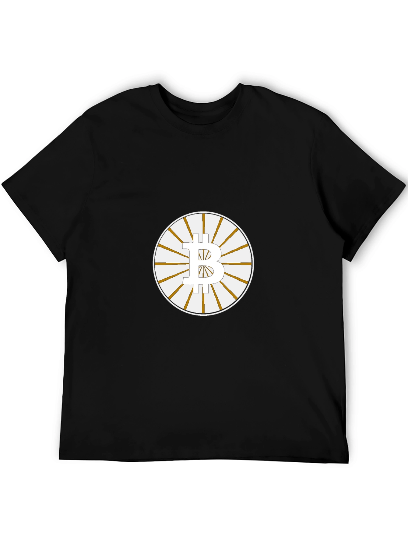 Bitcoin Symbol Black T-Shirt