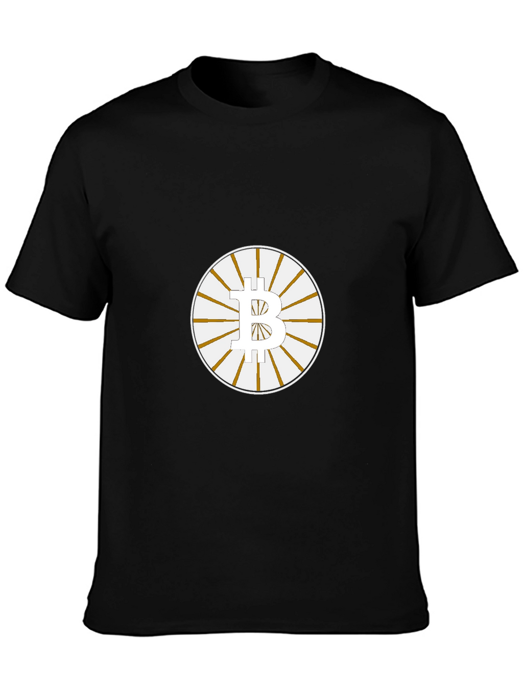 Bitcoin Symbol Black T-Shirt