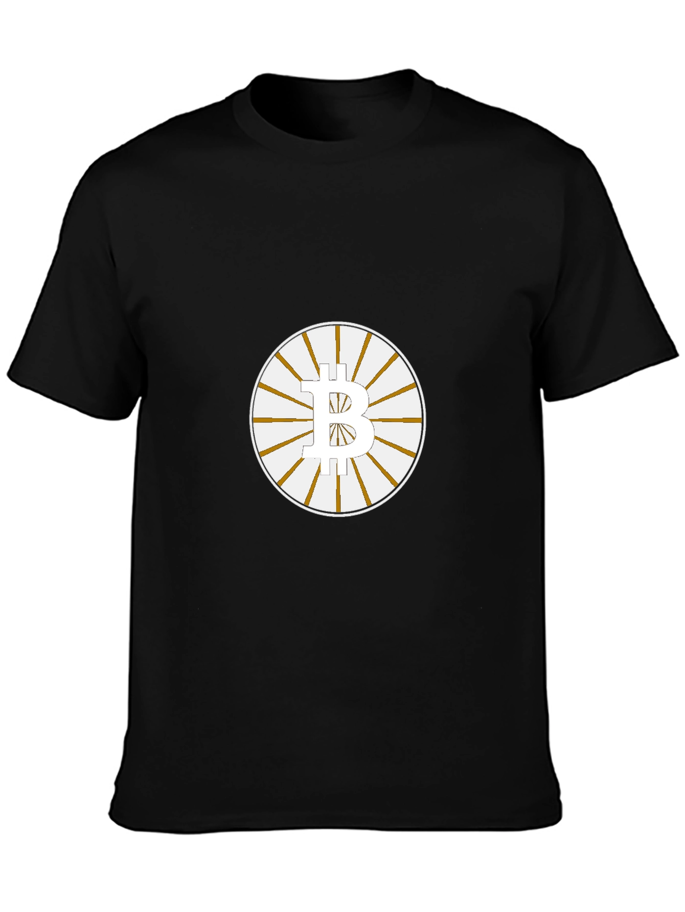 Bitcoin Symbol Black T-Shirt