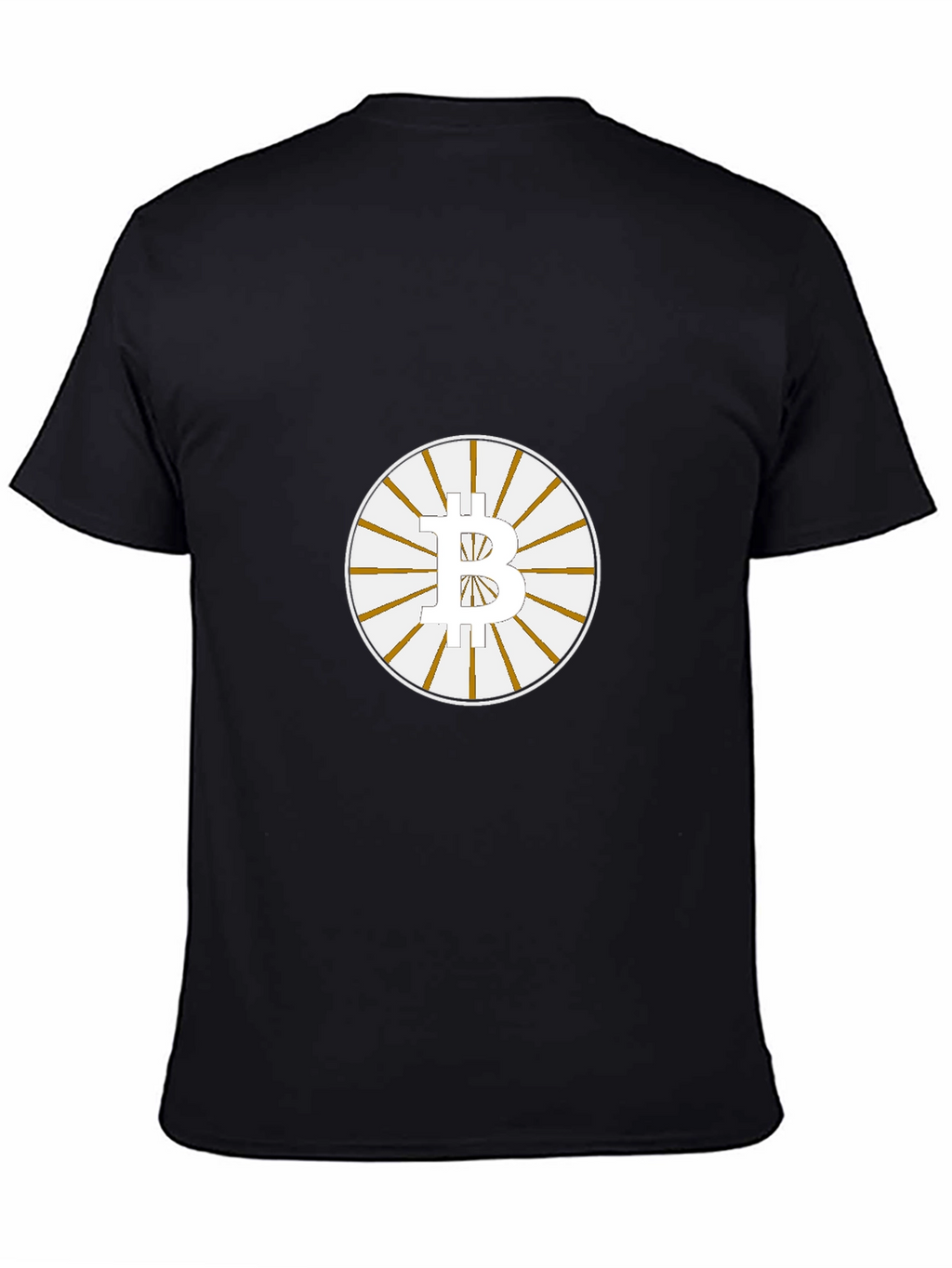 Bitcoin Symbol Black T-Shirt
