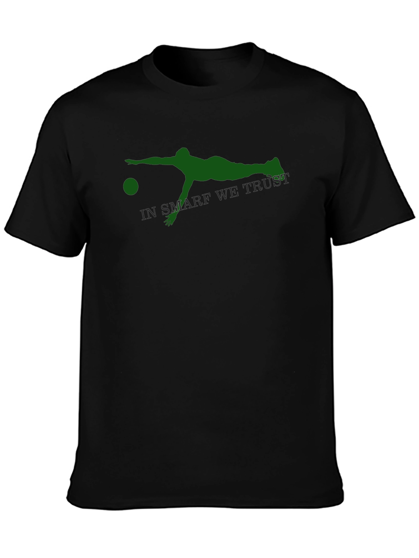 Smurf We Trust Black T-Shirt - Cool Graphic Tee