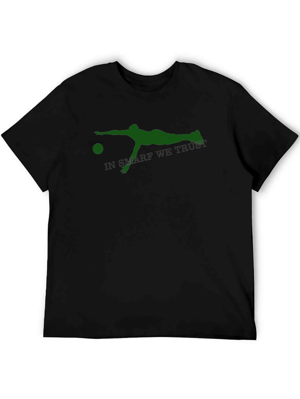 Smurf We Trust Black T-Shirt - Cool Graphic Tee