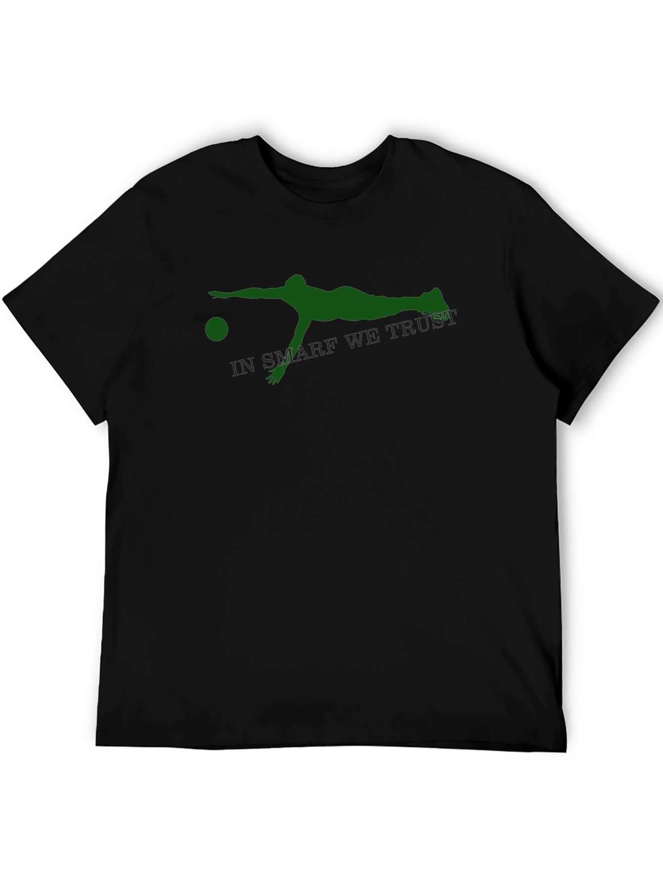 Smurf We Trust Black T-Shirt - Cool Graphic Tee
