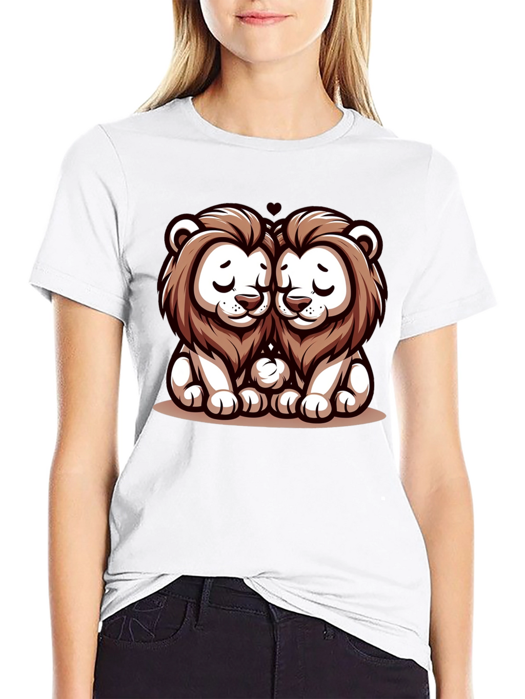 Cute Lion Love T-Shirt