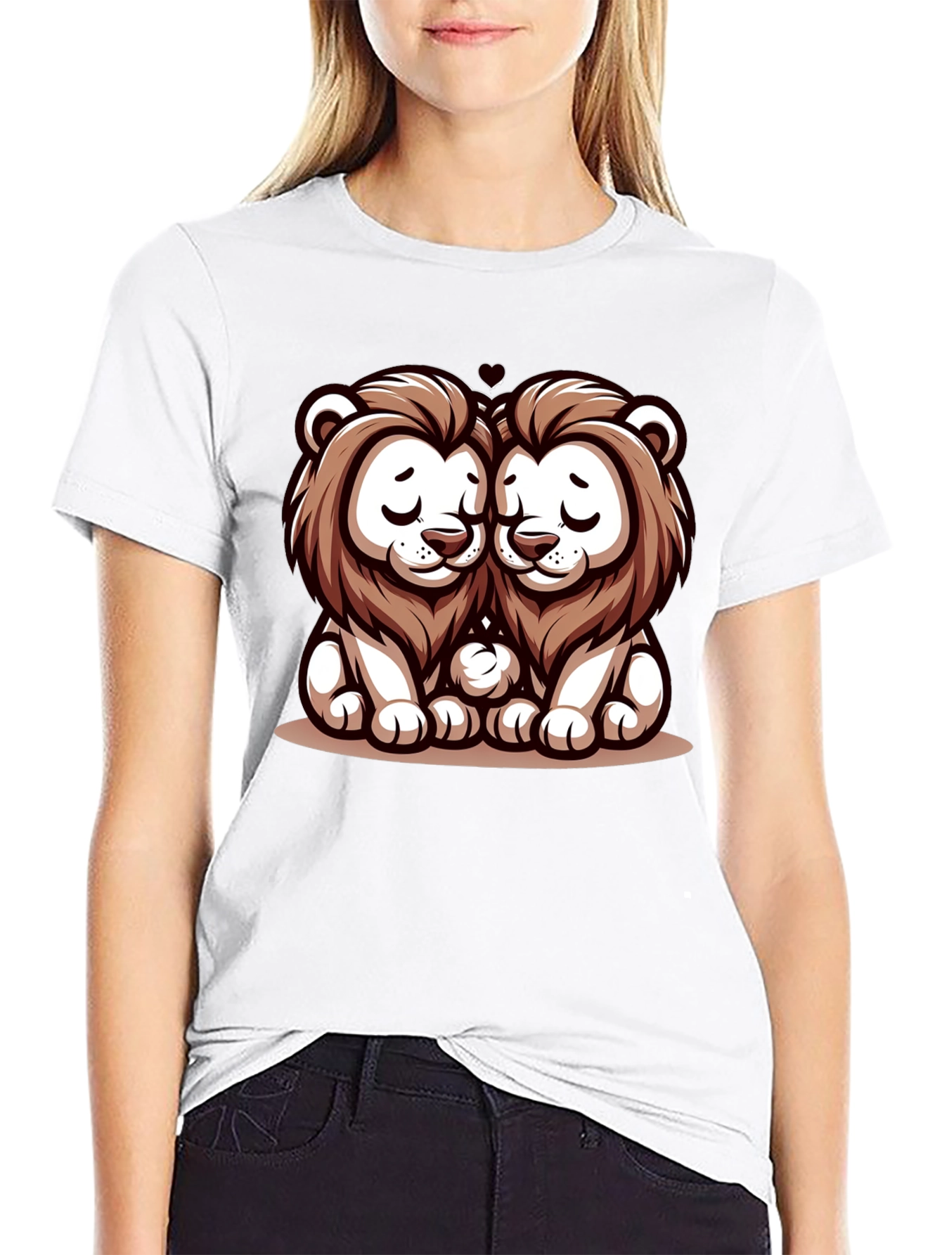 Cute Lion Love T-Shirt